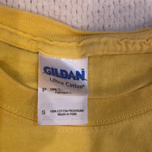 Sport Tek athletic shorts youth XL Gildan 100% cotton short sleeve gold T-shirt - Picture 3 of 9